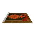 thumbnail image 2 of Ahgly Company Machine Washable Indoor Rectangle Persian Yellow Traditional Area Rugs, 7' x 9', 2 of 4
