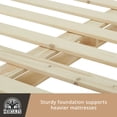 thumbnail image 4 of Hercules Instant Foundation Low Profile Wood 4-Inch , Platform Bed Frame, Easy Assembly mattress foundation, Box-Spring Replacement, Twin XL, 4 of 10