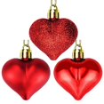 thumbnail image 2 of 6Pcs Heart Ornaments, Valentines Day Heart Decoration, Heart Hanging Decor for Valentine’s Day Party Decorations, 2 of 6