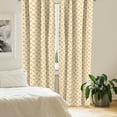 thumbnail image 2 of Ambesonne Pastel Window Curtains, Spring Design Soft Colors, Each 28" W x 84" L, Champagne Pale Rust, 2 of 4