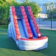 thumbnail image 6 of JumpOrange Titanium Commercial Grade Inflatable Water Slide with Splash Pool | for Adults and Kids | Includes Blower, Stakes and Storage Bag | 15-Foot Tall x 28-Foot Long x 13-Foot Wide, 6 of 9