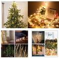thumbnail image 6 of LINLIN 200 LED Waterfall String Lights , 8 Modes 10 Strands Waterfall Fairy Lights Battery Operated Waterproof Vine String Fairy Lights for Room Outdoor Indoor Tree Decoration Wedding Party Holiday, 6 of 9