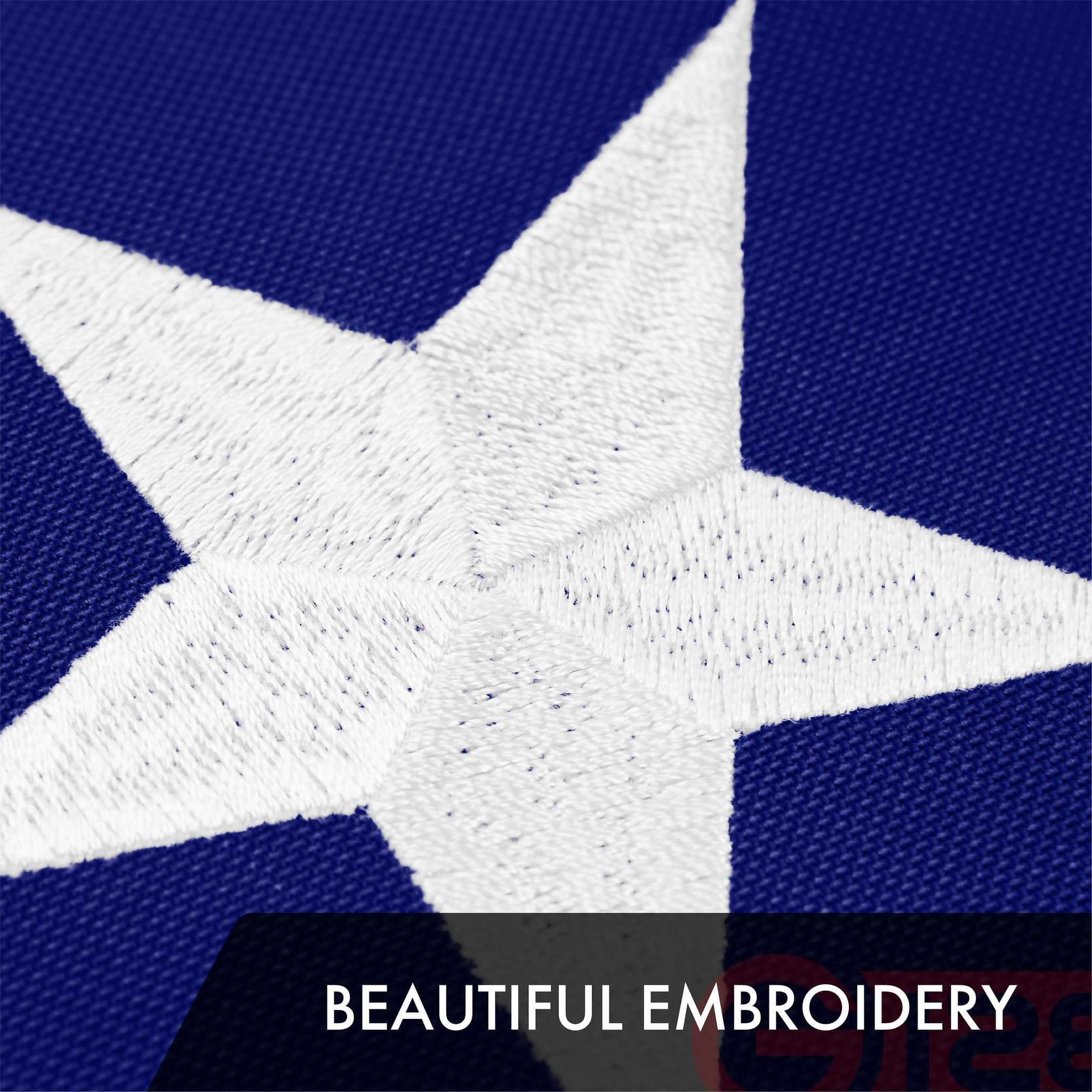 G128 Combo Pack: American USA Flag 2x3 Ft & Betsy Ross 1776 Flag 2x3 Ft | Both ToughWeave Series Embroidered 300D Polyester, Embroidered Design, Indoor/Outdoor, Brass Grommets