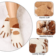 thumbnail image 2 of G&Y 6-Pair Plush Fuzzy Socks, Cozy Winter Slipper Socks with Animal Designs, 2 of 5