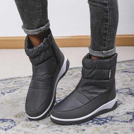 Teacher Appreciation Gifts AXXD Flats Ankle Boots Snow Boots Over-the-Knee Thigh High Boots Dress Shoes For Women Christmas 2024 Comfort Mom Boots For Rollback