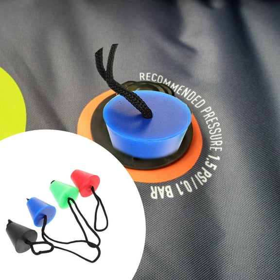 HAKIDZEL 4Pcs Universal Kayak Stoppers Rubber Scupper Plugs for Drain Holes Waterproof and Simple Design 1.6x1.6x1.5in