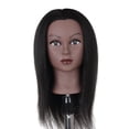 thumbnail image 1 of Cabeza de entrenamiento pa el cabello Cosmetología Peluquería Maniquí Cabeza de muñeca con abrazadera . 14 pulgadas negro Zulema cabeza de maniquí, 1 of 8