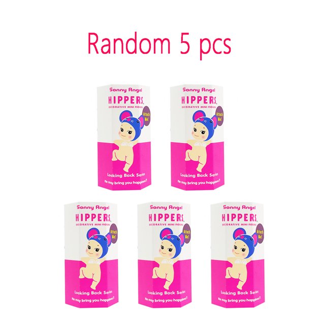 Sonny Angel en stock Figuras de acción de Hippers acostados Lindo juguete sorpresa misterioso Modelo de anime Muñeca Niños Regalos de Navidad