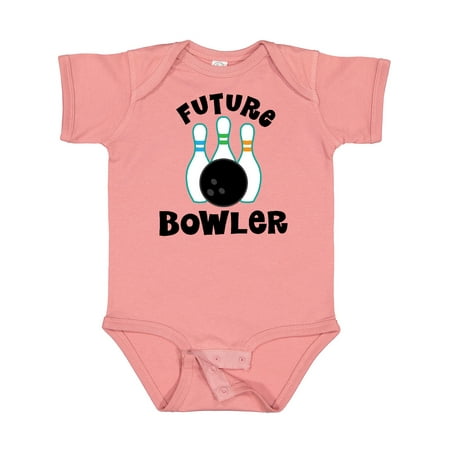 

Inktastic Future Bowling Childs Bowling Gift Baby Boy or Baby Girl Bodysuit