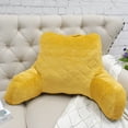 thumbnail image 6 of Home Soft Things DO-IT-YOURSELF Velvet Quilted Bedrest Pillow - Lemon Curry 1- 20" x 18" x 17", 6 of 12