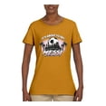 thumbnail image 2 of Wild Bobby It's About To Get Miami Soccer Skyline Sports Women Graphic Tee, Gold, Small, 2 of 5