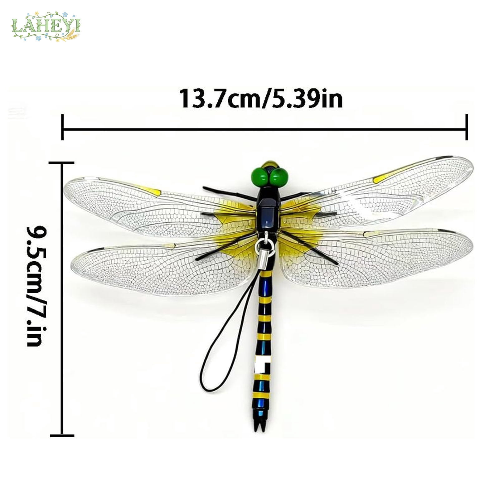 40PCS Dragon Fly Clips for Bugs Repellent ,Fake Dragonflies, Plastics Dragonfly for Garden Stakes Decor Yard Ornaments for Hat,Deer and Horse,Fly Scare Devices for Indoor Outdoor