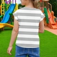 thumbnail image 6 of Summer Clearance Holiday Deals 2025! QTOCIO Toddler Girl Clothes, Summer Girls Shirts, Printed Fashion Children's Round Neck Short Sleeve School Blouse Printed T-shirt Shirt, Gray, 5 Years, 6 of 7
