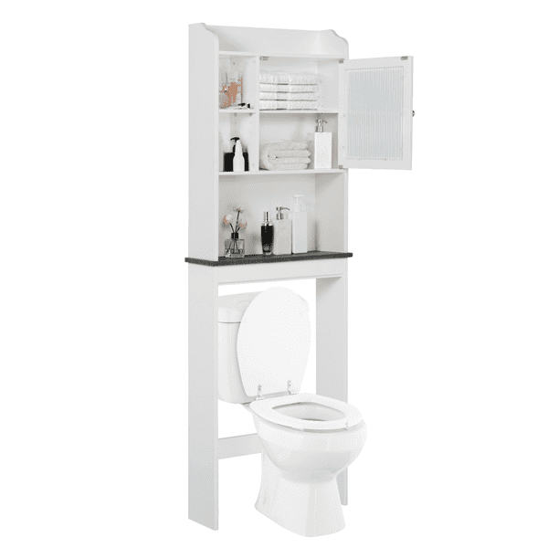 Topeakmart Over the Toilet Bathroom Cabinet Space Saver ...