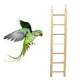 thumbnail image 4 of Walbest Wooden Bird Ladder for Cage, Bird Parrot Step Ladders Toys, Cage Hanging Pet Cage Ladders Climbing Ladder for Parakeets, Parrots, Cockatoo, Lovebirds, 8 Steps (14.17inch), 4 of 8