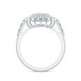 thumbnail image 2 of Rosec Jewels Certified Lab Grown Diamond Statement Engagement Ring - 6x8 mm - EF-VS Quality, 14K White Gold, US 11.50, 2 of 8