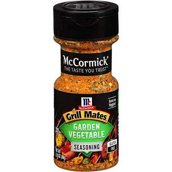 McCormick Grill Mates Garden Vegetable Seasoning 3.12 oz (Pack of 6)