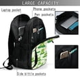 thumbnail image 4 of Honeii Cute Frog1 for Travel Laptop Backpack, Business Laptops Backpack with USB Charging Port, College High School Computer Bag for Men Women, 4 of 7