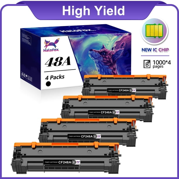 4Pack 48A CF248A Toner for HP 48A CF248A for HP Laserjet Pro MFP M15w