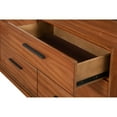 thumbnail image 4 of Dresser with 6 Drawers and Wooden Frame Brown, 4 of 6