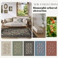 thumbnail image 6 of SwiftPulse Runners for Kitchen Runner Rug Non Slip 2'x10' Long Washable Rugs with Rubber Backing Soft Vintage Floral Carpet Runner for Kitchen, Laundry, Bedroom, Bathroom, Black, 6 of 13