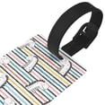 thumbnail image 3 of Kdxio Cartoon Dinosaurs Luggage Tags Privacy Cover ID Label Suitcase Tags Identifiers For School Bags,Suitcases, 3 of 7