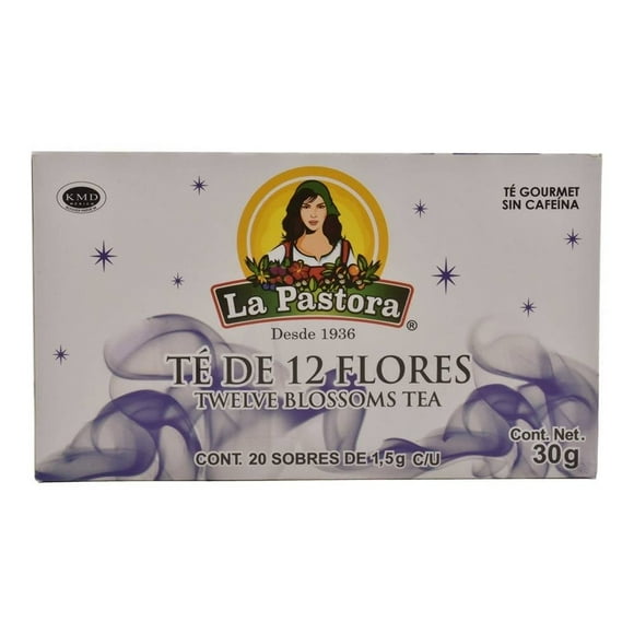 Té de 12 flores La Pastora 20 sobres de 1.5 g c/u