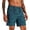 Army Green, variant on Men's Summer Crane Print Casual Shorts, Elastic Waist Drawstring 5 Inch Shorts with Zipper Pockets for Beach Vacation & Everyday