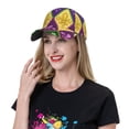thumbnail image 6 of Kdxio Unisex Mardi Gras4 Pattern Baseball Cap Unisex Washed Classic Adjustable Hat, 6 of 7