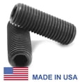 thumbnail image 1 of 3/8"-24 x 1/2" Fine Thread Socket Set Screw Cup Point - USA Alloy Steel Black Oxide Pk 100, 1 of 1