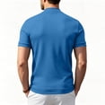 thumbnail image 5 of Shirts for Men Slim Fit Crew Neck Basic Tees Stretch Comfortable Casual Wrinkle Free Solid Color Thermal Tops, 5 of 6