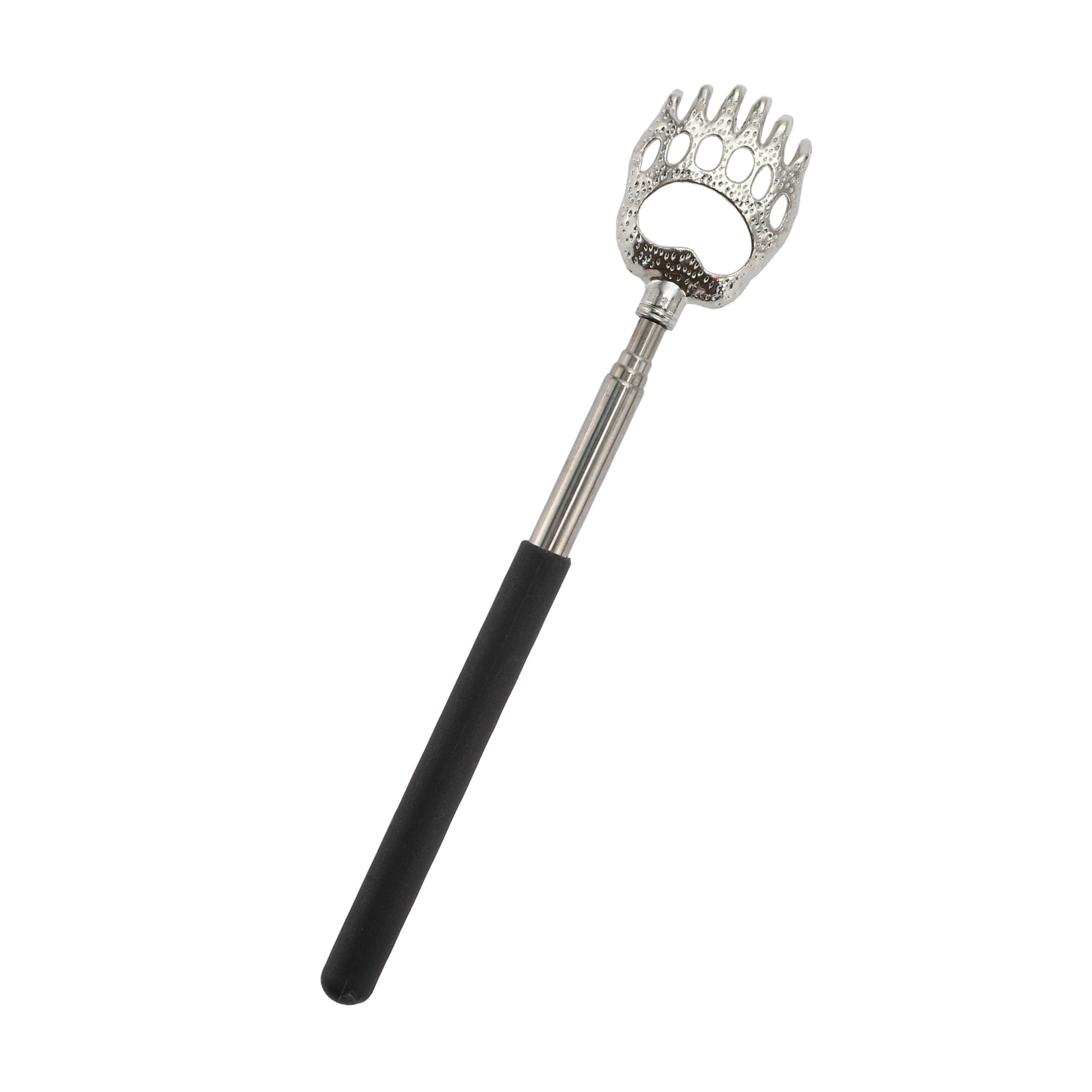 Unique Bargains 1 Pc Extendable Back Scratcher for Bathroom Black