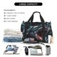 thumbnail image 5 of Balery Wave Chain Shark Bolsa de Gimnasio para Mujeres, Bolsa de Viaje con Bolsillo Húmedo, Bolsa de Fin de Semana para Mujeres, Bolsa de Viaje Resistente al Agua, 5 of 7
