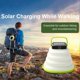 thumbnail image 2 of Collapsible Lantern Rechargeable by Solar Panel or USB, Camping Lantern Portable with LED and IP67 Waterproof, Outdoor Light for Tent, Camping, 2 of 5