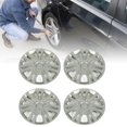 thumbnail image 1 of Wheel Rim Cover, Reduces Wind Resistance 14in Wheel Hubcap Sporty Scratch  Silver  for Most Cars, 1 of 8