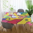 thumbnail image 3 of Yayeee Tablecloths 60" x 90" Rectangle Wrinkle Resistant Party Table Cover, Vibrant Dinosaur, 3 of 8