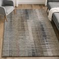 thumbnail image 6 of Addison Rugs Mayfield Premium Machine Washable Transitional Stripes Brown Rectangle Rug, 5' x 7'6", 6 of 6