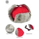 thumbnail image 5 of Gorros de invierno Luxtrada para hombre y mujer, gorro de caza estilo soldado, gorro ushanka, gorro de esquí con orejeras, resistente al viento, impermeable y cálido (azul marino), 5 of 8