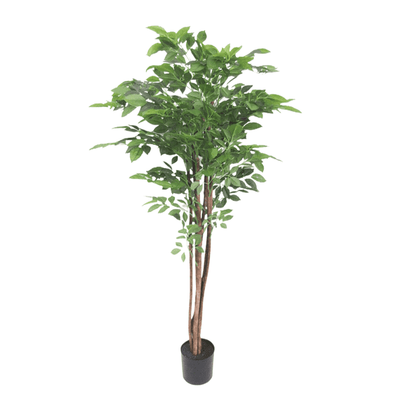 Artificial Potted Ficus Tree 67in