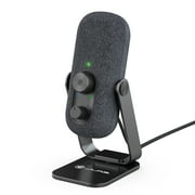 JLab Audio GO Talk USB Desktop Microphone with Dual Condensers for Studio Quality Recordings and Broadcasts
