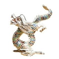 thumbnail image 2 of Mini figura de dragón, estatua de dragón, escultura de dragón, escultura de Animal para festivales de primavera, escritorio de oficina, regalos de año Blanco, 2 of 10