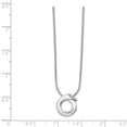 thumbnail image 3 of SS White Ice .01ct. Diamond Necklace 18 Inch, 3 of 3