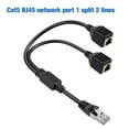 thumbnail image 5 of RJ45 Ethernet Splitter Adapter 1 Male to 2 Female LAN Network Splitter Support Cat6 Internet Networking Extension Cord, 5 of 8