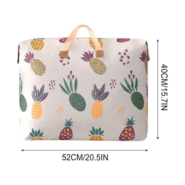 Bolsa de almacenamiento de gran capacidad con asa Bolsa de almacenamiento de gran capacidad Cubo de almacenamiento plegable para colcha Manta