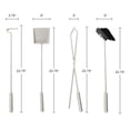 thumbnail image 5 of Lavish Home 5PC Fireplace Tools Set - Fire Tools for Indoor and Outdoor Use, 5 of 6