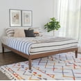 thumbnail image 5 of Powell Plumley 15.75" High Low Profile Platform Bed Frame, King, Walnut, 5 of 10