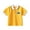 E-Yellow, variant on Kids Polo Shirt Button Down Shirts Short Sleeve Lapel T-Shirt Solid Color Tops Back to School Blouse School Uniform for Little Boys 1-7 Years