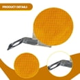 thumbnail image 4 of Reflector frontal para señalización de entrada de vehículos, alta visibilidad, 10 cm, fácil de instalar. amarillo, 4 of 4