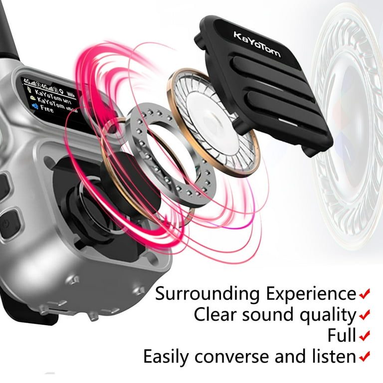 Kayotom Global walkie talkie, Long range Adult Fast FRS Gmrs Two