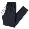 thumbnail image 5 of Men's Casual Pants Men's Straight Slim Casual Quick Drying Stretch Sweatpants Black XL, 5 of 5